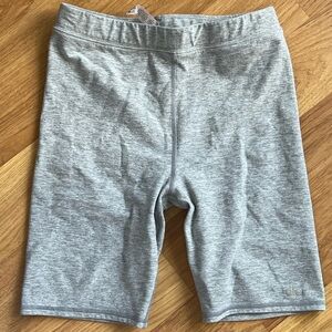 Grey Alo Yoga Bicycler Shorts